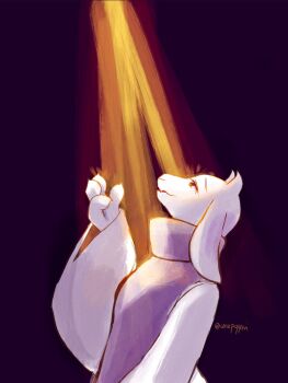 artist_request brown_eyes furry goat highres open_mouth toriel undertale utdr_(toby_fox)
