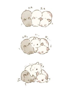 ? animal animal_focus commentary_request flying_sweatdrops no_humans original rabbit simple_background taiga_ichigo translation_request white_background