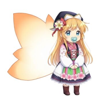 baby japanese_clothes kimono non-web_source touhou