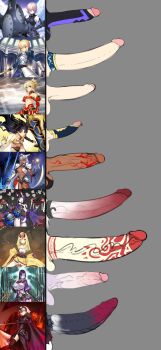 6+futa artoria_pendragon_(fate) breasts caenis_(fate) chart cock_ring comparison dark-skinned_female dark_skin fate/grand_order fate_(series) futanari highres huge_penis ibaraki_douji_(fate) ishtar_(fate) jeanne_d'arc_alter_(fate) kushishekku large_penis long_image looking_at_viewer mash_kyrielight medium_breasts minamoto_no_raikou_(fate) mordred_(fate) multiple_futa penis penis_chart penis_comparison penis_ornament penis_piercing penis_size_comparison penis_size_difference piercing sex_toy shuten_douji_(fate) small_breasts small_penis testicles uncensored underboob veins veiny_penis