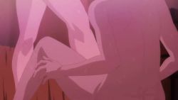 1boy 1girl animated anime_screenshot ball_busting barefoot bdsm black_trim blush breasts brown_hair castration cbt cleavage cleavage_cutout closed_eyes clothed_female_nude_male clothing_cutout collar collared_dress crotch_kick crotch_stomping dress drooling femdom flare_arlgrande_jioral footjob from_below green_eyes groin hair_between_eyes hair_bobbles hair_ornament highres indoors kaifuku_jutsushi_no_yarinaoshi_~sokushi_mahou_to_skill_copy_no_chouetsu_heal~ keyarga_(kaiyari) kneeling large_breasts leg_up long_hair long_sleeves nipples nude open_mouth pink_hair rape red_eyes red_trim sanpaku screaming shadow shiny_skin shirt sidelocks silhouette sitting smile sound stomping subtitled sweat talking tearing_up tears teeth tongue tongue_out unworn_legwear upper_teeth_only video violence vomit white_dress white_shirt