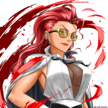 1girl breasts crimson_viper dark-skinned_female dark_skin large_breasts long_hair street_fighter street_fighter_6