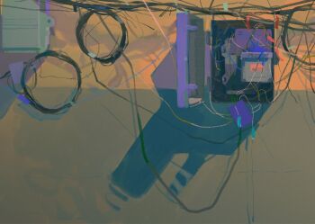 box cable chinese_commentary commentary_request indoors machine no_humans object_focus original shadow youliyouliv