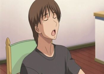 animated animated_gif aniyome_wa_ijippari blue_hair bouncing_breasts breasts katsuragi_mai