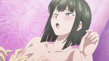 1boy 1girl animated bed biting blush bouncing_breasts breast_sucking breasts breasts_out cum huge_breasts kiss moaning nipple_biting nipple_stimulation nipples nude ookii_onnanoko_wa_suki_desu_ka? orgasm panties panty_pull penis purple_panties pussy rubbing_nipples tachibana_souta tagme taller_female teshigawara_kyouka_(ookii_onnanoko_wa_suki_desu_ka?) underwear undressing vaginal video