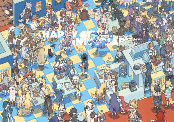 6+boys 6+girls amiya_(arknights) annotation_request aosta_(arknights) arknights artist_name ashlock_(arknights) bison_(arknights) blaze_(arknights) blemishine_(arknights) broca_(arknights) catapult_(arknights) ceobe_(arknights) character_request chiave_(arknights) chongyue_(arknights) croissant_(arknights) dice doctor_(arknights) durin_(arknights) dusk_(arknights) elysium_(arknights) everyone exusiai_(arknights) eyjafjalla_(arknights) favilia flametail_(arknights) gavial_(arknights) goldenglow_(arknights) gummy_(arknights) happy_anniversary ho&#039;olheyak_(arknights) hoshiguma_(arknights) ifrit_(arknights) indra_(arknights) irene_(arknights) istina_(arknights) jessica_(arknights) kal&#039;tsit_(arknights) kroos_(arknights) la_pluma_(arknights) lambda_(arknights) lappland_(arknights) lin_(arknights) ling_(arknights) lumen_(arknights) lunacub_(arknights) magallan_(arknights) matterhorn_(arknights) mayer_(arknights) melantha_(arknights) midnight_(arknights) minimalist_(arknights) miss_christine_(arknights) mizuki_(arknights) mlynar_(arknights) mountain_(arknights) mr._nothing_(arknights) mudrock_(arknights) muelsyse_(arknights) multiple_boys multiple_girls myrtle_(arknights) nearl_(arknights) nian_(arknights) orchid_(arknights) pallas_(arknights) penance_(arknights) popukar_(arknights) rope_(arknights) rosmontis_(arknights) saga_(arknights) saria_(arknights) siege_(arknights) silence_(arknights) silverash_(arknights) sora_(arknights) spot_(arknights) stainless_(arknights) suzuran_(arknights) swire_(arknights) tequila_(arknights) texas_(arknights) thorns_(arknights) tomimi_(arknights) vigil_(arknights) w_(arknights) warfarin_(arknights) whislash_(arknights) zima_(arknights)