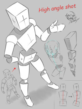 1girl d.va_(overwatch) english_text greyscale guide highres how_to long_hair mirokkyu monochrome original sketch swept_bangs