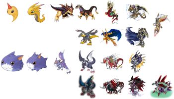 alphamon alphamon_ouryuken armor cape claws death-x-dorugamon death-x-dorugoramon death-x-doruguremon death-x-mon digicore digimon digimon_(creature) dodomon dorimon dorugamon dorugoramon doruguremon dorumon dragon evolution evolutionary_line fufumon ginryumon grademon green_eyes highres hisyaryumon kyokyomon official_art ouryumon raptordramon ryudamon sword tail weapon wings