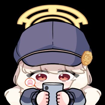 1girl acomu414 animated animated_gif aoba_(blue_archive) blinking blue_archive blue_hat blue_jacket cellphone halo hat holding holding_phone jacket low_twintails newsboy_cap peaked_cap phone red_eyes simple_background smartphone solo speech_bubble transparent_background twintails white_hair yellow_halo
