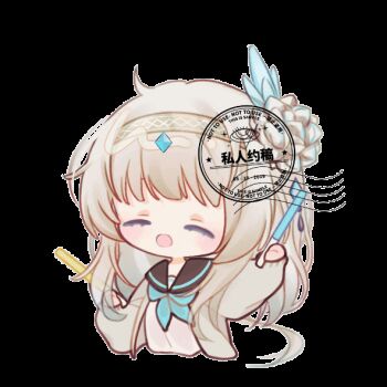 1girl :o animated animated_gif argyle_clothes argyle_hairband black_sailor_collar blonde_hair blue_eyes blue_gemstone blue_hair blue_neckerchief blush_stickers boqing_xiao_guafu carnation cheering chibi chinese_commentary closed_eyes closing_eyes colored_tips commentary_request cropped_torso eyelashes feather_hair_ornament feathers flower gem glowstick gold_hairband grey_jacket hair_flower hair_ornament hairband happy holding holding_glowstick jacket long_hair long_sleeves looping_animation low_ponytail multicolored_hair neckerchief open_clothes open_jacket open_mouth original penlight_(glowstick) ponytail puffy_long_sleeves puffy_sleeves sailor_collar sample_watermark school_uniform serafuku shirt sleeves_past_wrists smile solo stamp_mark transparent_background very_long_hair watermark white_flower white_shirt