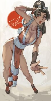 1girl absurdres breasts fatal_fury highres large_breasts long_hair shiranui_mai tagme