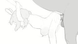 1girl animal animal_ears animal_penis animated arms_up bent_over bestiality completely_nude cum cum_inflation doggystyle flat_chest from_side hetero horse horse_penis huge_penis indie_virtual_youtuber inflation loli moaning navel_piercing nude open_mouth peachyp penis piercing rabbit_ears sex sex_from_behind sound standing stomach_bulge tagme testicles video virtual_youtuber yanagi_mimi