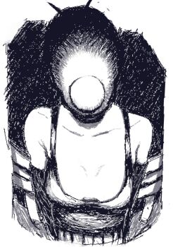 1girl apron bomb_devil_(chainsaw_man) breasts chainsaw_man dynamite elbow_gloves explosive gloves highres misoshiru_(user_udnr5535) object_head small_breasts solo upper_body