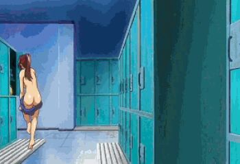 00s 1girl adjusting_clothes adjusting_swimsuit animated animated_gif arm_grab armpits ass back bare_back bare_legs bare_shoulders barefoot belly blush bosshi breasts brown_hair cameltoe censored cleft_of_venus competition_swimsuit curvy dressing embarrassed fat_mons female_focus female_pubic_hair from_behind full-face_blush green_eyes groin hip_focus huge_ass indoors jiggle kneepits large_breasts legs locker locker_room long_hair looking_back looking_down lowres mizugi_kanojo mizuho_(mizugi_kanojo) mosaic_censoring navel one-piece_swimsuit open_mouth plump ponytail pubic_hair pussy red_hair screencap see-through_clothes shiny_skin sideboob skin_tight skindentation solo standing subtitled surprised sweat swimsuit text_focus thick_thighs thigh_gap thighs tight_clothes translated trembling wedgie wide_hips worried