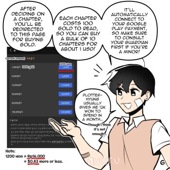 1boy areuwuu bandaid bandaid_on_arm bandaid_on_face black_eyes black_hair collared_shirt english_text hair_between_eyes hand_up highres kim_dokja male_focus oldest_dream omniscient_reader&#039;s_viewpoint screenshot_inset shirt short_hair speech_bubble t-shirt vest white_shirt yellow_vest