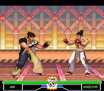 Rule 34 | 16-bit, 16bit, 1990s (style), 2boys, bandai, black hair, fan-made, fan made, father and son, fighting game, game console, health bar, kazama jin, health bar, lowres, mighty morphin power rangers, mighty morphin power rangers the fighting edition, mishima kazuya, multiple boys, namco, power rangers, retro artstyle, saban entertainment, snes, super nintendo, tekken, tekken 2, tekken 3