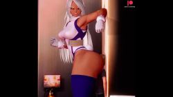 1boy 1girl 3d animated artist_name ass ass_press bare_shoulders boku_no_hero_academia breasts chloeangelva dark-skinned_female dark_skin face_in_ass gloves hiromig huge_ass indoors interior jiggle large_breasts leotard long_hair mirko rabbit_ears rabbit_girl rabbit_tail red_eyes shota sleeveless smile sound tall_female thick_thighs thighhighs thighs third-party_edit unski113d video white_gloves white_hair white_leotard