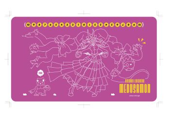 absurdres agumon closed_eyes crown digimon digimon_(creature) happy highres looking_at_viewer mask medusamon petrification sharp_teeth smile snake snake_hair teeth v zawasho