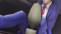 2girls 3d ace_attorney amateurthrowaway animated black_hair bouncing_breasts breasts brown_hair clothed_sex cooperative_fellatio doggystyle ema_skye fellatio finger_in_another&#039;s_mouth group_sex hetero higher_resolution_available licking licking_penis maya_fey multiple_boys multiple_girls netorare nipples oral penis phoenix_wright prison prison_clothes sex sex_from_behind sound tagme teamwork_(sexual) uncensored video watching