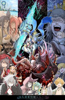 Rule 34 | 1other, 4boys, 6+girls, abigail williams (fate), abigail williams (first ascension) (fate), absurdres, ahoge, anger vein, aqua hair, armor, artoria pendragon (fate), bag, bare shoulders, bat wings, bb (fate), bb (swimsuit mooncancer) (third ascension) (fate), beach, beard, bikini, bird, black bikini, black bow, black coat, black dress, black gloves, black hair, black jacket, black kimono, blonde hair, blue bikini, blue eyes, blue jacket, blue shirt, bow, bracelet, braid, breasts, building, cheese, chevalier d'eon (fate), chevalier d'eon (maid knight) (fate), choker, claws, cleavage, clenched teeth, cloak, closed mouth, coat, constricted pupils, controller, cotton candy, crazy laugh, cropped jacket, day, death note, detached collar, dolphin, dragon horns, dress, dress shirt, dualshock, eating, edmond dantes (fate), edmond dantes (monte cristo selection) (fate), edward teach (fate), edward teach (final ascension) (fate), facial hair, facial mark, fate/extra, fate/grand order, fate (series), fedora, flower, food, forehead, forehead mark, game controller, gamepad, gauntlets, gilgamesh, gilgamesh (caster) (fate), gilgamesh (establishment) (fate), gilgamesh (fate), gloves, god of the new world, greaves, green eyes, grey hair, grin, hair bun, hair flower, hair ornament, hair over one eye, hair ribbon, hairband, hairpin, hat, hawaiian shirt, helmet, high heels, highres, hood, hooded cloak, hooded jacket, horns, ibaraki douji (fate), ibaraki douji (fate/grand order), ibaraki douji (swimsuit lancer) (fate), ibaraki douji (swimsuit lancer) (first ascension) (fate), jacket, jacket on shoulders, jacket over swimsuit, japanese clothes, jeanne d'arc (fate), jeanne d'arc (swimsuit archer) (first ascension) (fate), jeanne d'arc alter (fate), jeanne d'arc alter (swimsuit berserker) (fate), jewelry, kankan33333, katsushika hokusai (fate), katsushika hokusai (first ascension) (fate), kimono, kiyohime (fate), kiyohime (swimsuit lancer) (first ascension) (fate), lance, large breasts, leotard, long hair, long sleeves, low twintails, mecha musume, medb (fate), medb (swimsuit saber) (fate), medb (swimsuit saber) (second ascension) (fate), messy hair, multiple boys, multiple girls, mustache, mysterious heroine x (fate), mysterious heroine xx (fate), mysterious heroine xx (second ascension) (fate), neck ribbon, necklace, night, night sky, o-ring, o-ring bikini, official alternate costume, oni, oni horns, open clothes, open mouth, open shirt, orange bow, orange hair, osakabehime (fate), pale skin, parrot, parted bangs, pink cloak, pink hair, playstation controller, pointy ears, polearm, ponytail, popped collar, purple eyes, purple hair, red eyes, red footwear, red ribbon, ribbon, robin hood (fate), robin hood (summer hunter) (fate), scarf, sharp teeth, shirt, shopping bag, short hair, short sleeves, shrug (clothing), side ponytail, sidelocks, single braid, single hair bun, sky, skyscraper, smile, sparkle, swimsuit, swiss cheese, tan, tattoo, teeth, tentacles, tiara, twinmyniad (fate), twintails, ushiwakamaru (fate), ushiwakamaru (fate/grand order), ushiwakamaru (swimsuit assassin) (fate), ushiwakamaru (swimsuit assassin) (first ascension) (fate), vampire costume, very long hair, weapon, white bikini, white gloves, white leotard, wings, yellow bow, yellow eyes, yellow jacket