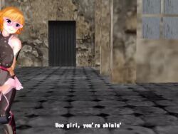 1girl 3d animated artist_request ass ass_shake black_leotard blonde_hair bound breasts dancing highleg highleg_leotard igawa_sakura large_breasts legs_apart leotard mask mikumikudance_(medium) moaning short_hair sound tagme taimanin_(series) taimanin_asagi video wide_hips