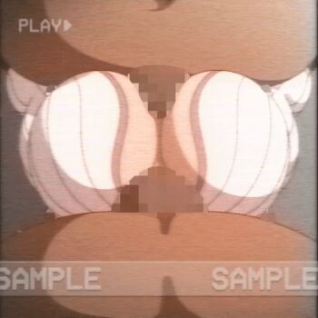 1girl 2boys anal angelauxes animated animated_gif ass boku_no_hero_academia censored chain chained chained_wrists cum cum_in_ass cum_in_pussy defeat double_penetration huge_ass la_brava multiple_boys orgasm rape restrained sample_watermark shortstack static vaginal watermark