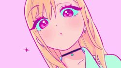 1girl animal_ears animated anime_screenshot blonde_hair bow bowtie cape choker cosplay demon_girl demon_horns demon_wings dress ear_piercing earrings fake_rabbit_ears garter_straps habit hat high_heels horns jewelry kitagawa_marin long_hair looking_at_viewer looping_animation maid maid_headdress military_uniform multiple_views nun one_eye_closed parted_lips peaked_cap piercing pink_eyes playboy_bunny pleated_skirt puffy_sleeves pumps rabbit_ears school_uniform side_slit sidelocks skirt solo sono_bisque_doll_wa_koi_wo_suru sparkle star_(symbol) tagme tan thighhighs tuxedo video vivinos wings