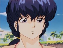 1girl animated asphyxiation bikini black_eyes black_hair breasts drowning long_hair maison_ikkoku medium_breasts otonashi_kyouko pool poolside red_bikini sound submerged swimsuit tagme underwater video water