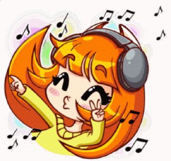 alice animated animated_gif dancing fox lowres sticker telegram