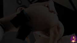 1girl ahegao anal anal_object_insertion animated ass anal_fluid bare_shoulders beret blonde_hair blue_eyes blue_hat boots braid breasts butt_plug cammy_white cammy_white_(cosplay) capcom clitoris clothed_sex clothing_aside cosplay covered_erect_nipples curtains dildo dismoralica eyeliner female_ejaculation female_focus female_masturbation grey_background harness hat highres huge_ass kneeboots kneeling large_breasts leotard leotard_aside licking_lips lips long_hair lower_teeth_only lube lube_bottle makeup masturbation moaning mole mole_on_ass mole_on_thigh nail_polish object_insertion on_one_knee orgasm photo_(medium) pink_lips prolapse purple_nail_polish purple_nails pussy pussy_juice real_life sex_toy sitting smile solo sound squatting street_fighter street_fighter_ii_(series) tagme teeth thick_thighs thigh_strap thighs thong thong_leotard tongue tongue_out twin_braids twintails uncensored upper_teeth_only very_long_hair video white_boots white_leotard window