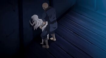 1boy 1girl 2021 20s against_wall animated animated_gif anime_screenshot completely_nude doggystyle doll doll_joints hetero huge_penis japanese_urban_legends joints loli long_hair mary-san_(toilet_no_hanako-san) nude penis rape sex sex_from_behind solo_focus standing tagme toilet_no_hanako-san_vs_kukkyou_taimashi white_eyes white_hair
