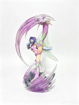 digimon digimon_(creature) fairimon figure_(medium) gloves head_wings long_hair mask photo_(medium) wings