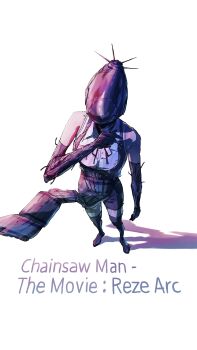 1girl absurdres apron black_apron black_thighhighs bomb_devil_(chainsaw_man) chainsaw_man copyright_name dynamite elbow_gloves explosive gloves highres myforuwlglij69i object_head purple_gloves shirt sleeveless sleeveless_shirt solo standing thighhighs white_background white_shirt