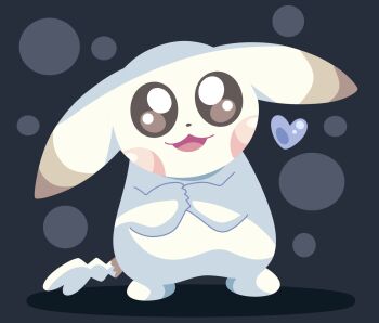 alternate_color alternate_form ears_down full_body gen_1_pokemon heart highres looking_at_viewer mana-chan nintendo no_humans open_mouth peakychu pikachu pokemon pokemon_(creature) pokemon_focus pokemon_pokopia smile solo tail