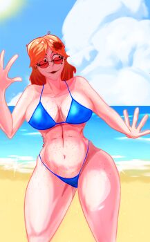 absurdres breasts highres mature_female non-web_source swimsuit