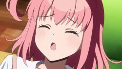 2girls animated anime_screenshot armband black_thighhighs blue_armband blush brown_hair censored closed_eyes crossed_arms excessive_pussy_juice female_ejaculation glasses gloves groin hanamaru_ran highres long_hair multiple_girls no_panties novelty_censor nukigee_mitai_na_shima_ni_sunderu_watashi_wa_dou_surya_ii_desu_ka? one_side_up open_clothes open_mouth open_shirt pink_hair pussy_juice pussy_juice_puddle school_uniform sex_toy shirt skirt sound spread_legs strapless subtitled susuko_(nukitashi) table tagme tearing_up thighhighs thighs tube_top vibrator video white_gloves white_shirt white_tube_top yellow_eyes