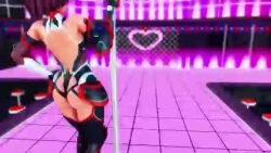 1girl 3d animated artist_request ass ass_focus ass_shake audible_music black_leotard blush bouncing_ass bouncing_breasts breasts brown_hair cameltoe close-up curvy dancing dark_skin female_focus fishnets huge_ass impossible_clothes impossible_leotard leotard looking_at_viewer mikumikudance_(medium) mizuki_yukikaze mizuki_yukikaze_(future) pink_eyes see-through_clothes see-through_leotard shiny_clothes shiny_skin short_hair skin_tight small_breasts solo sound tagme taimanin_(series) taimanin_rpgx taimanin_suit taimanin_yukikaze thong_leotard video wide_hips