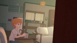 1girl 2boys 3d animated artist_name artist_request bent_over bleach bleach:_sennen_kessen-hen bouncing_breasts breasts cheating_(relationship) clothed_sex clothes controller couch dark-skinned_male dark_skin distracted doggystyle faceless faceless_male female_focus highres huge_breasts huge_filesize indoors inoue_orihime interracial kitchen kurosaki_kazui large_breasts living_room long_hair looking_at_another looking_back looking_down mature_female md5_mismatch moaning mother_and_son motherly_netorare multiple_boys netorare open_mouth orange_hair pale_skin people playstation_controller resolution_mismatch sex sex_from_behind short_hair sound source_smaller standing standing_sex stealth_sex tagme vanser video