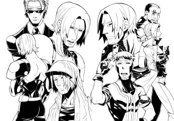 10s bantrain gambit male_focus marvel monochrome togatsuko x-men