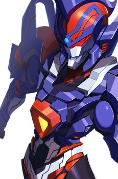 absurdres assault_visor casa_chushouye clenched_hand gridknight_(ssss.gridman) gridman_universe highres mecha mecha_focus no_humans robot ssss.gridman super_robot white_background