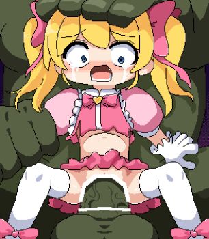 abuse artist_request bad_tag censored defeat loli magical_girl mosaic_censoring orc pussy rape ryona stomach_bulge