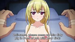 10s 1boy 1girl 2017 2018 animated ass bed blonde_hair blush bouncing_breasts breasts censored clothing_aside doggystyle dress hair_ornament hetero large_breasts leg_up lifting_person liguceun_the_barbarian long_hair lunahasol_(harem_colosseum) lunahasol_(harem_colosseum) nipples open_mouth panties panties_aside penis poro reverse_suspended_congress sex sex_from_behind sound tagme tensei_kendo_no_harem_colosseum thighhighs underwear vaginal video white_dress