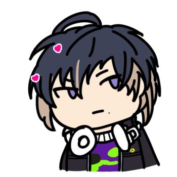 1boy animated animated_gif headphones headset heart lowres mole seseren