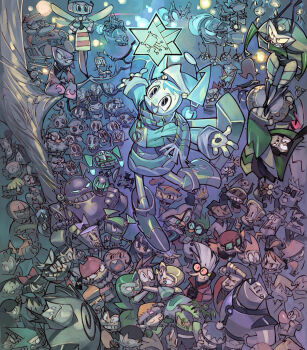 6+boys 6+girls :d android brad_carbunkle brit_crust commander_smytus creature dark_skin everyone from_above frown full_body girl_sandwich in_tree jenny_wakeman killgore krakus looking_afar looking_up m._bison melody_(mlaatr) misty_(mlaatr) monster multiple_boys multiple_girls my_life_as_a_teenage_robot nickelodeon noreen_wakeman open_mouth outstretched_arms queen_vexus robot samurai_vac sandwiched santa_claus silver_shell sitting smile tiff_crust todd_sweeney tree vega_(mlaatr) xj1 xj2 xj3 xj4 xj5 xj6 xj7 xj8 yoshinari_you