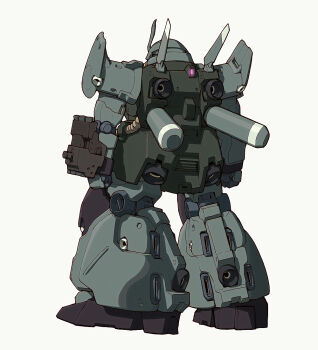 3d arm_cannon back cable commentary_request derivative_work fusion geara_zulu gouf gouf_custom gouf_flight_type gun gundam gundam_08th_ms_team gundam_unicorn machine_gun machinery mecha mecha_focus mobile_suit multiple_views neo_zeon no_humans original radio_antenna redesign robot science_fiction solo standing tessaku_ro thrusters weapon white_background zeon