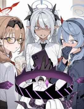 ai-generated ako_(blue_archive) blue_archive chinatsu_(blue_archive) hina_(blue_archive) iori_(blue_archive) puripuriaiai tagme