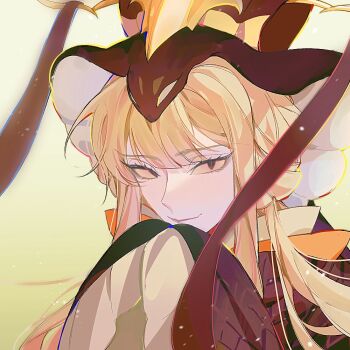 Rule 34 | 1other, androgynous, chinese clothes, cookie run, long hair, looking at viewer, shixiao muma, sleeves past wrists, slit pupils, snake fruit cookie, very long hair, white hair