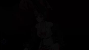1girl 3d action_taimanin animated ass breasts brown_hair curvy holding holding_sword holding_weapon horns large_breasts lilith-soft long_hair miniskirt multicolored_hair pink_eyes pink_hair pointy_ears rina_(taimanin_series) ryona shirt skirt smile solo sound standing sword tagme taimanin_(series) very_long_hair video weapon white_shirt wide_hips