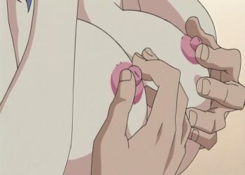 animated animated_gif aniyome_wa_ijippari breasts grabbing_another's_breast groping katsuragi_mai nipples nipples_touching