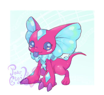 Rule 34 | claws, digimon, digimon (creature), elizamon, reptile, ribbon, tail